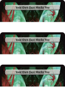 Your Own Face Mocks You (Full Art) [Duskmourn: Archenemy]
