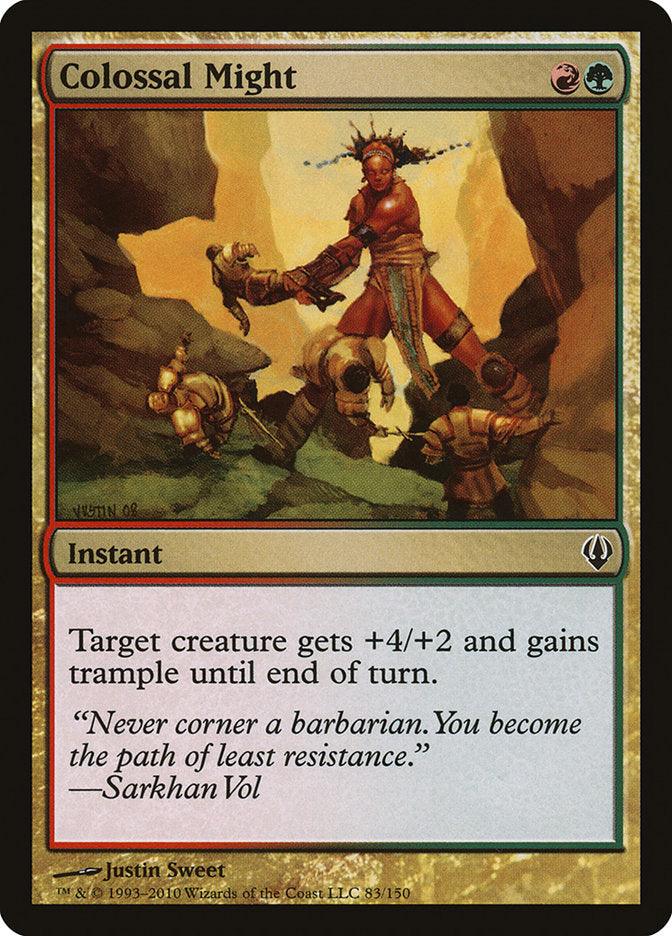 Colossal Might [Archenemy] - Rocket TCG