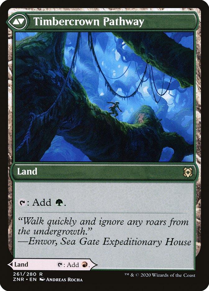 Cragcrown Pathway // Timbercrown Pathway [Zendikar Rising] - Rocket TCG