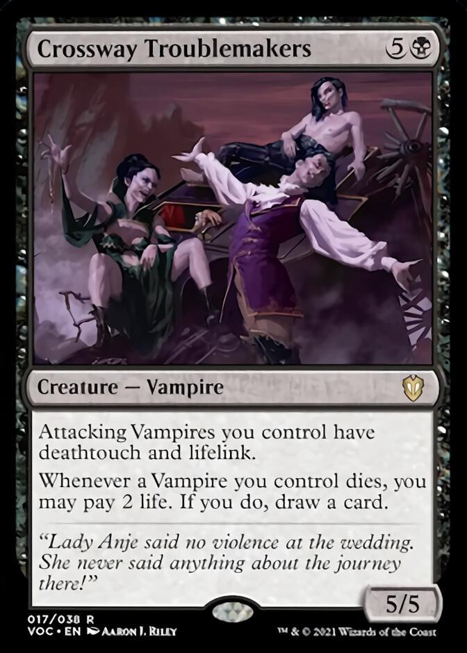 Crossway Troublemakers [Innistrad: Crimson Vow Commander] - Rocket TCG