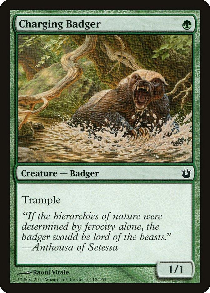 Charging Badger [Born of the Gods] - Rocket TCG