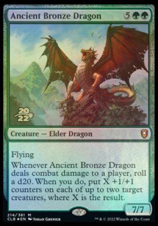 Ancient Bronze Dragon [Commander Legends: Battle for Baldur's Gate Prerelease Promos] - Rocket TCG