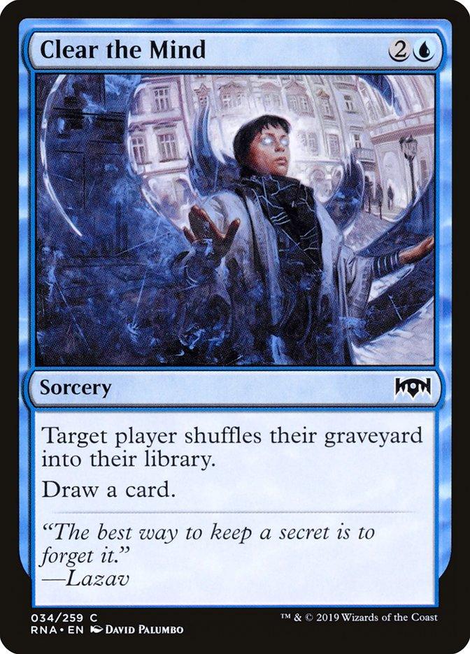 Clear the Mind [Ravnica Allegiance] - Rocket TCG