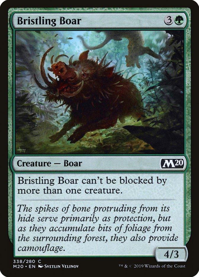 Bristling Boar [Core Set 2020] - Rocket TCG