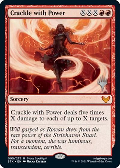 Crackle with Power (Promo Pack) [Strixhaven: School of Mages Promos] - Rocket TCG