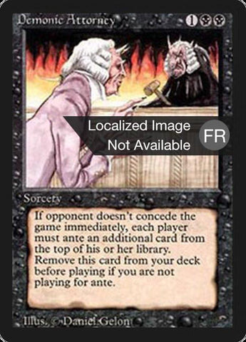Demonic Attorney [Foreign Black Border] - Rocket TCG