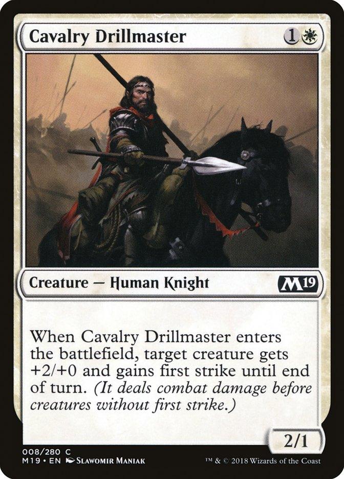 Cavalry Drillmaster [Core Set 2019] - Rocket TCG