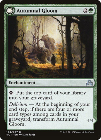 Autumnal Gloom // Ancient of the Equinox [Shadows over Innistrad] - Rocket TCG