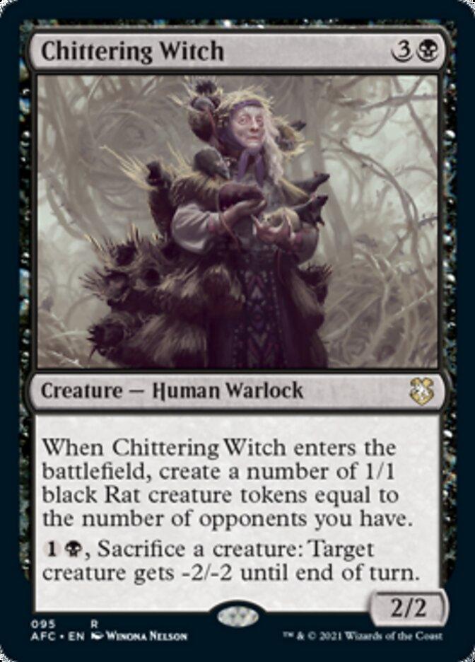 Chittering Witch [Dungeons & Dragons: Adventures in the Forgotten Realms Commander] - Rocket TCG