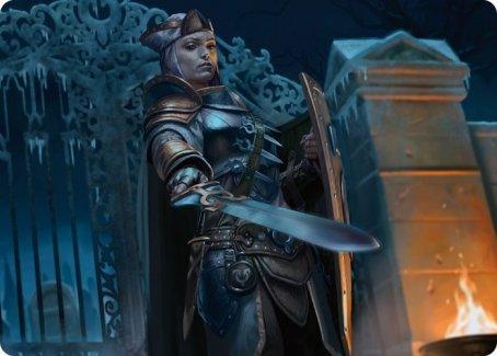 Cemetery Protector Art Card [Innistrad: Crimson Vow Art Series] - Rocket TCG