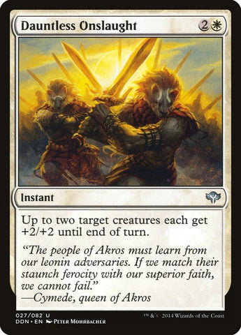 Dauntless Onslaught [Duel Decks: Speed vs. Cunning] - Rocket TCG