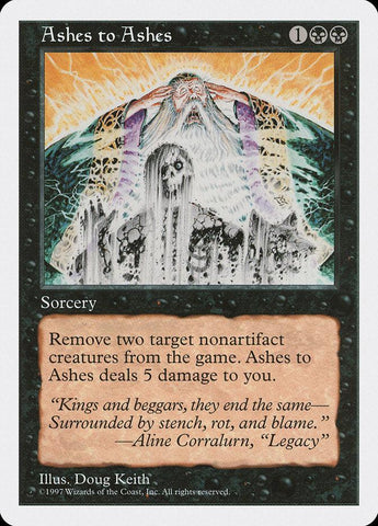 Ashes to Ashes [Fifth Edition] - Rocket TCG