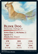 Blink Dog Art Card [Dungeons & Dragons: Adventures in the Forgotten Realms Art Series] - Rocket TCG