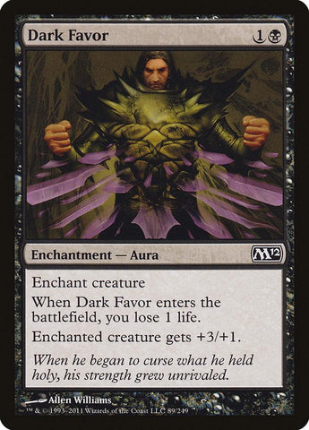 Dark Favor [Magic 2012] - Rocket TCG