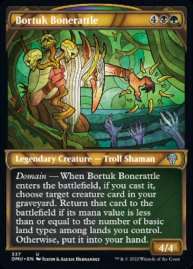 Bortuk Bonerattle (Showcase Textured) [Dominaria United] - Rocket TCG