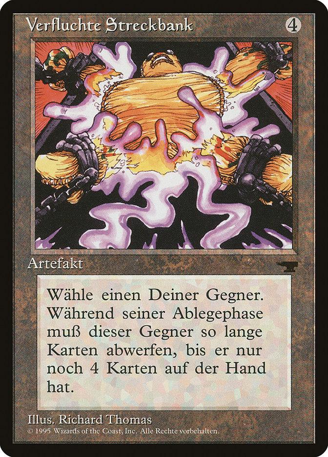 Cursed Rack (German) - "Verfluchte Streckbank" [Renaissance] - Rocket TCG
