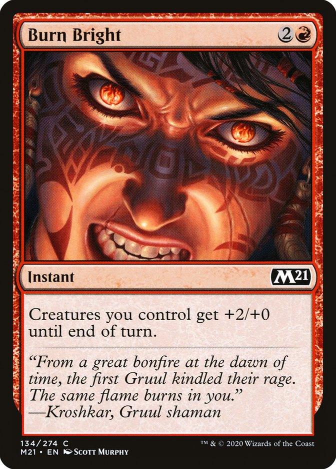 Burn Bright [Core Set 2021] - Rocket TCG