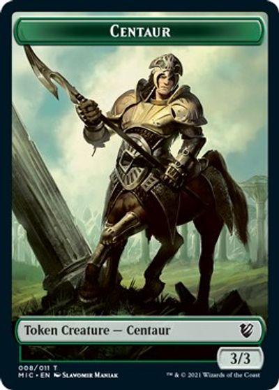 Centaur // Wolf Double-sided Token [Innistrad: Midnight Hunt Commander] - Rocket TCG