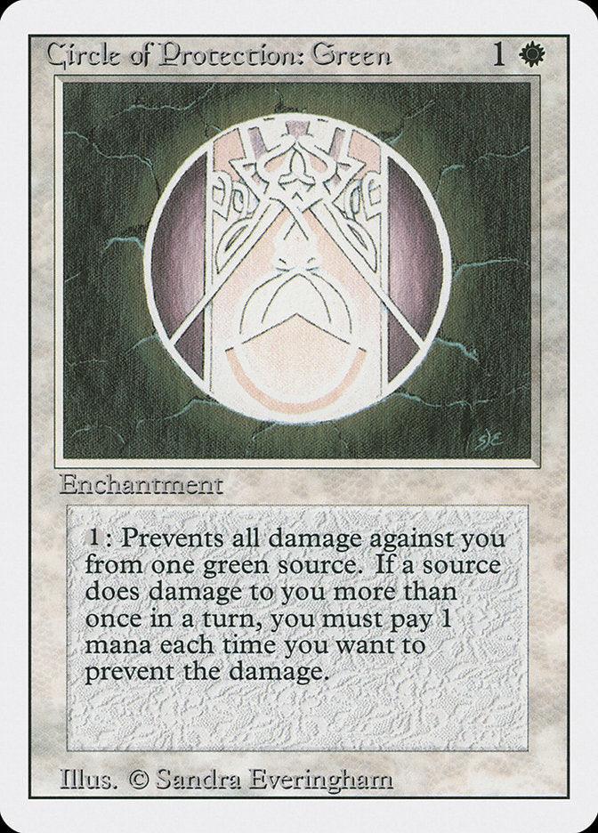 Circle of Protection: Green [Revised Edition] - Rocket TCG