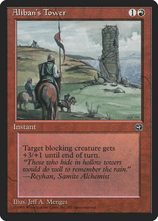 Aliban's Tower (Reyhan Flavor Text) [Homelands] - Rocket TCG