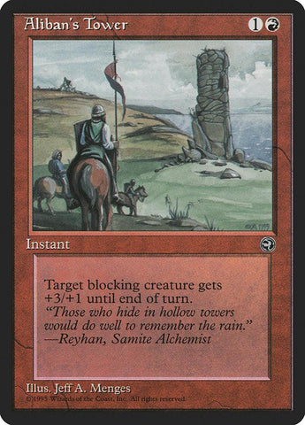 Aliban's Tower (Reyhan Flavor Text) [Homelands] - Rocket TCG