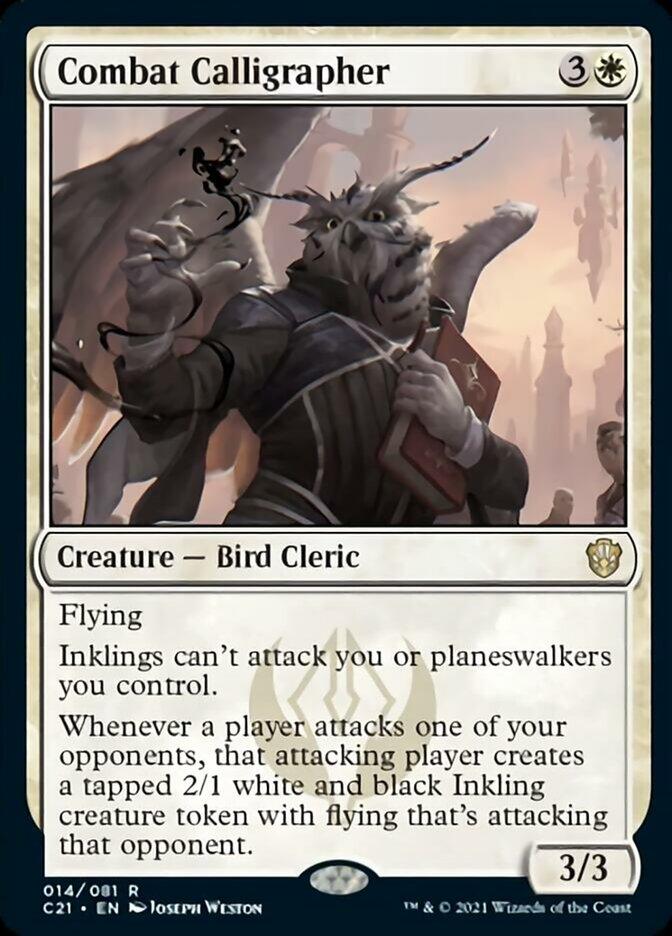 Combat Calligrapher [Commander 2021] - Rocket TCG