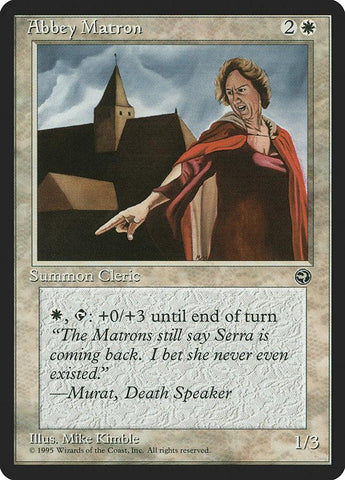 Abbey Matron (Murat Flavor Text) [Homelands] - Rocket TCG