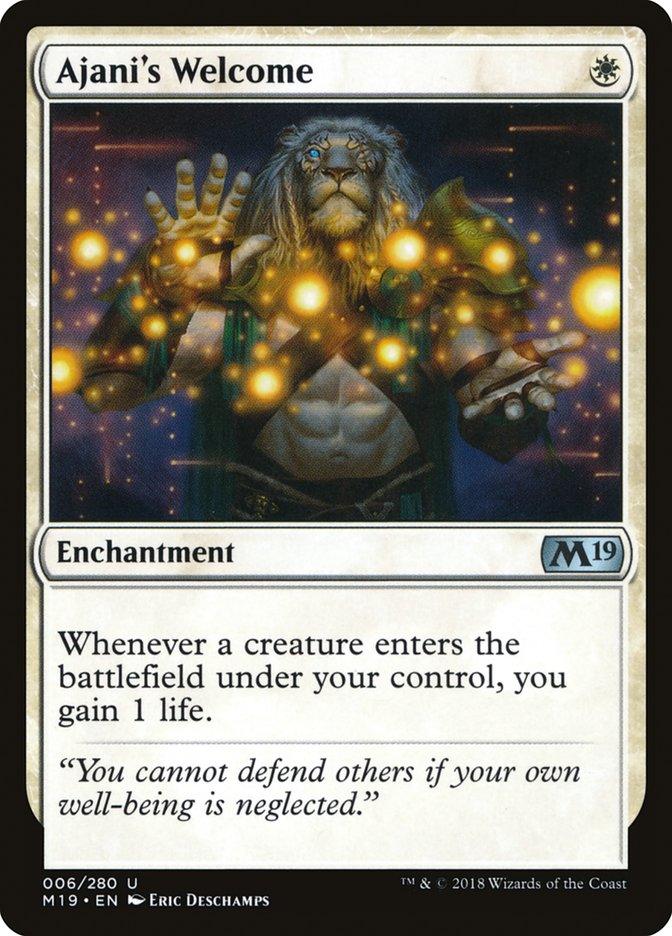 Ajani's Welcome [Core Set 2019] - Rocket TCG