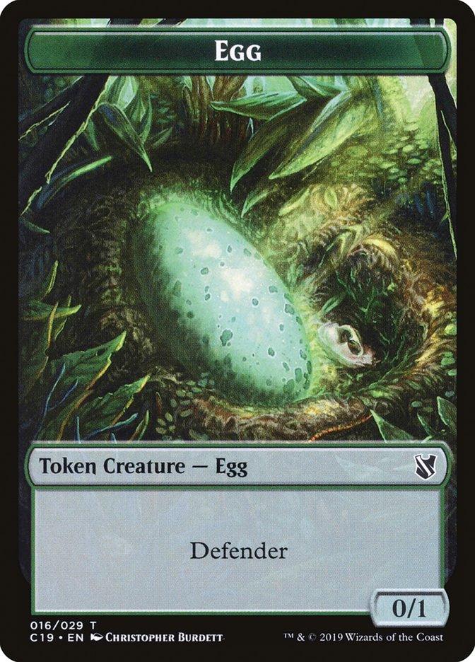 Centaur // Egg Double-sided Token [Commander 2019 Tokens] - Rocket TCG