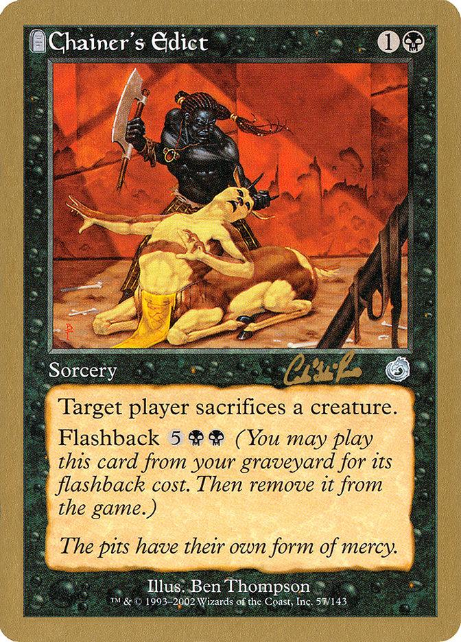 Chainer's Edict (Carlos Romao) [World Championship Decks 2002] - Rocket TCG