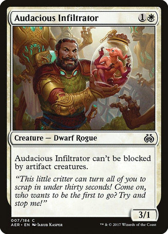 Audacious Infiltrator [Aether Revolt] - Rocket TCG