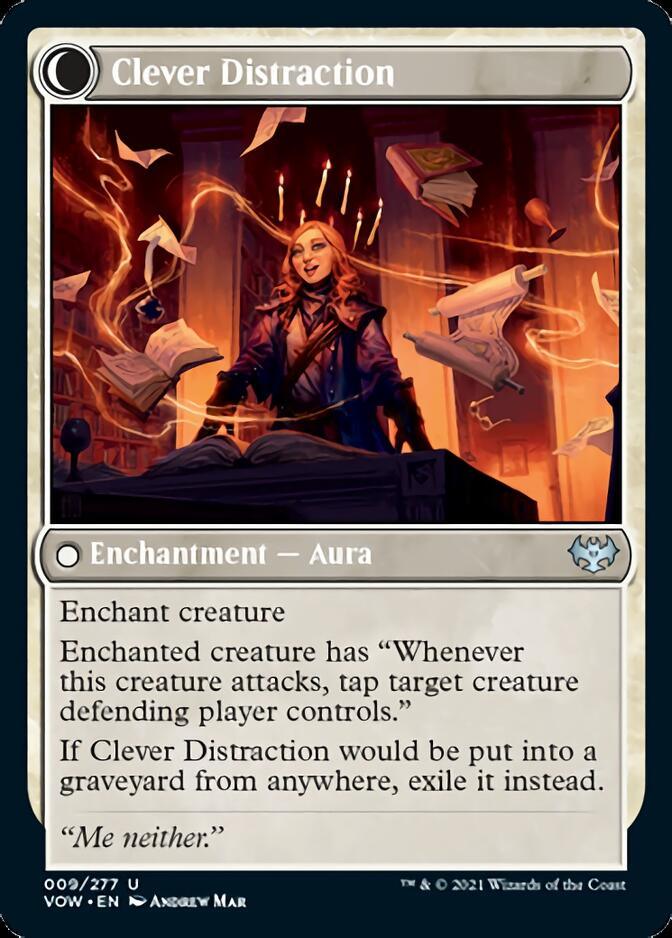 Distracting Geist // Clever Distraction [Innistrad: Crimson Vow] - Rocket TCG