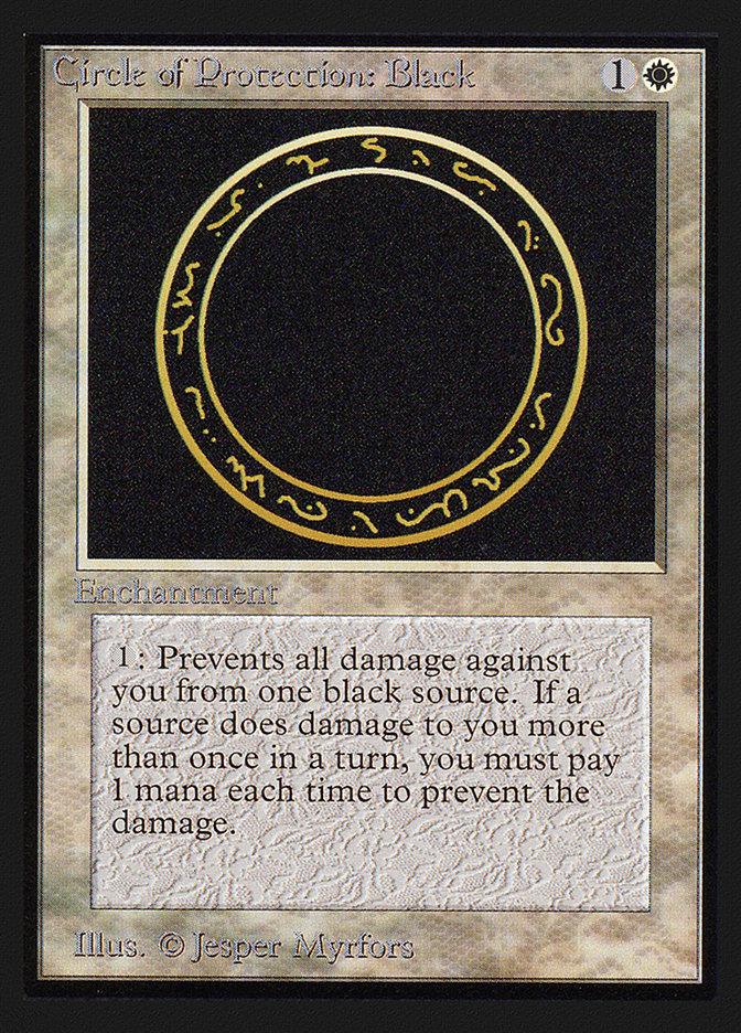 Circle of Protection: Black [International Collectors' Edition] - Rocket TCG