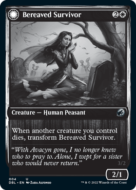 Bereaved Survivor // Dauntless Avenger [Innistrad: Double Feature] - Rocket TCG