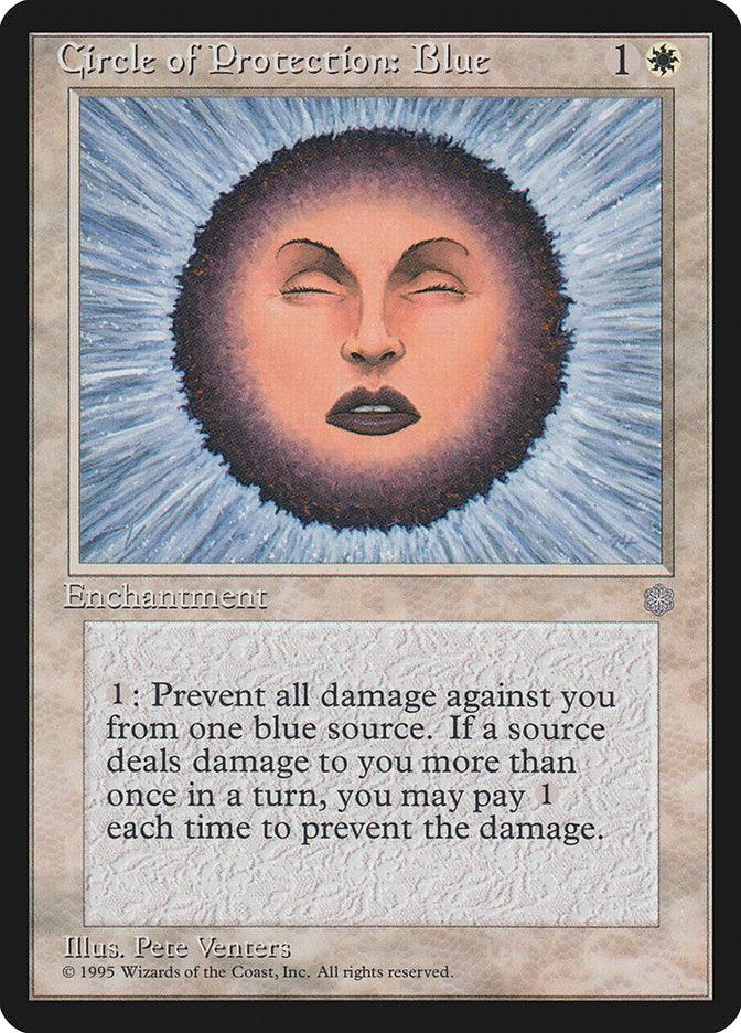 Circle of Protection: Blue [Ice Age] - Rocket TCG