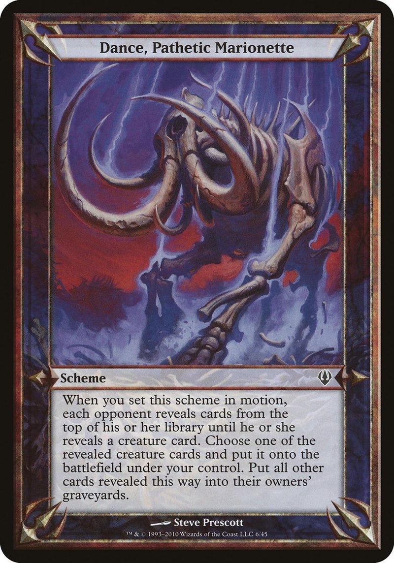 Dance, Pathetic Marionette (Schemes) [Archenemy Schemes] - Rocket TCG
