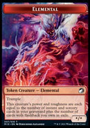 Clue // Elemental Double-sided Token [Innistrad: Midnight Hunt Tokens] - Rocket TCG