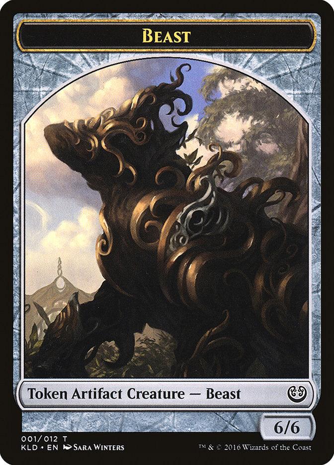 Beast Token [Kaladesh Tokens] - Rocket TCG