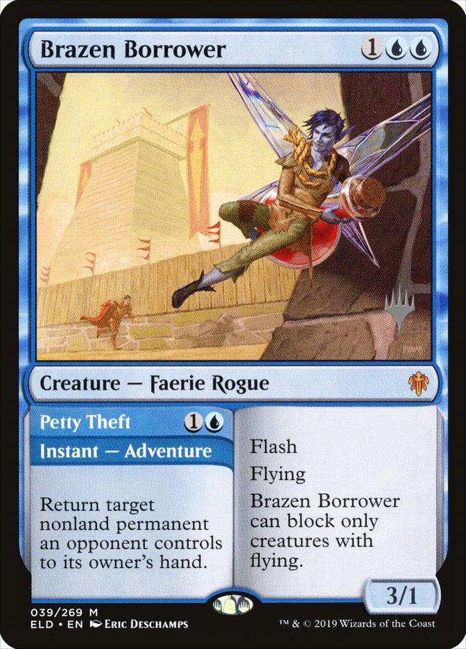 Brazen Borrower // Petty Theft (Promo Pack) [Throne of Eldraine Promos] - Rocket TCG