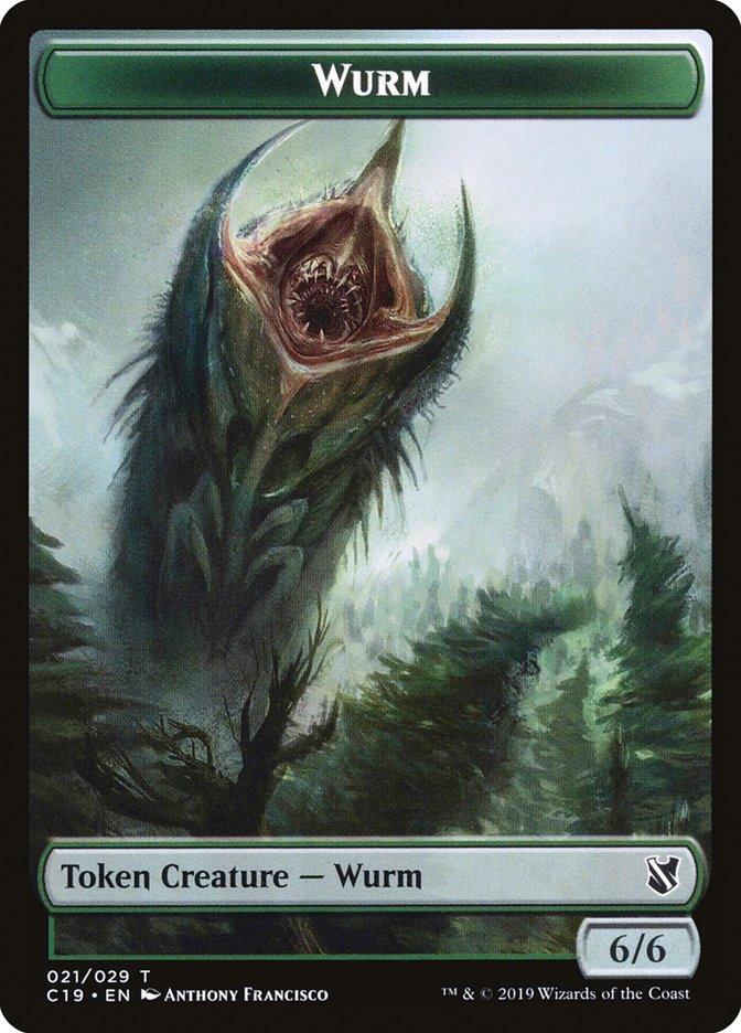 Beast (013) // Wurm Double-sided Token [Commander 2019 Tokens] - Rocket TCG