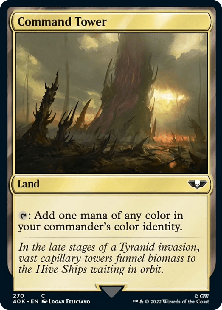 Command Tower (270) [Universes Beyond: Warhammer 40,000] - Rocket TCG
