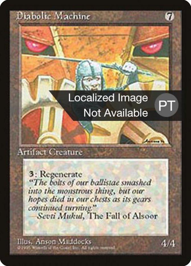 Diabolic Machine [Fourth Edition (Foreign Black Border)] - Rocket TCG