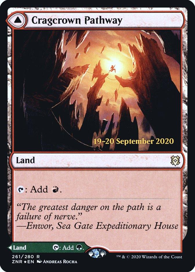 Cragcrown Pathway // Timbercrown Pathway [Zendikar Rising Prerelease Promos] - Rocket TCG