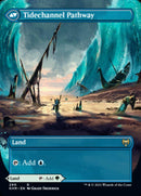 Barkchannel Pathway // Tidechannel Pathway (Borderless Alternate Art) [Kaldheim] - Rocket TCG