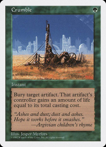 Crumble [Fifth Edition] - Rocket TCG