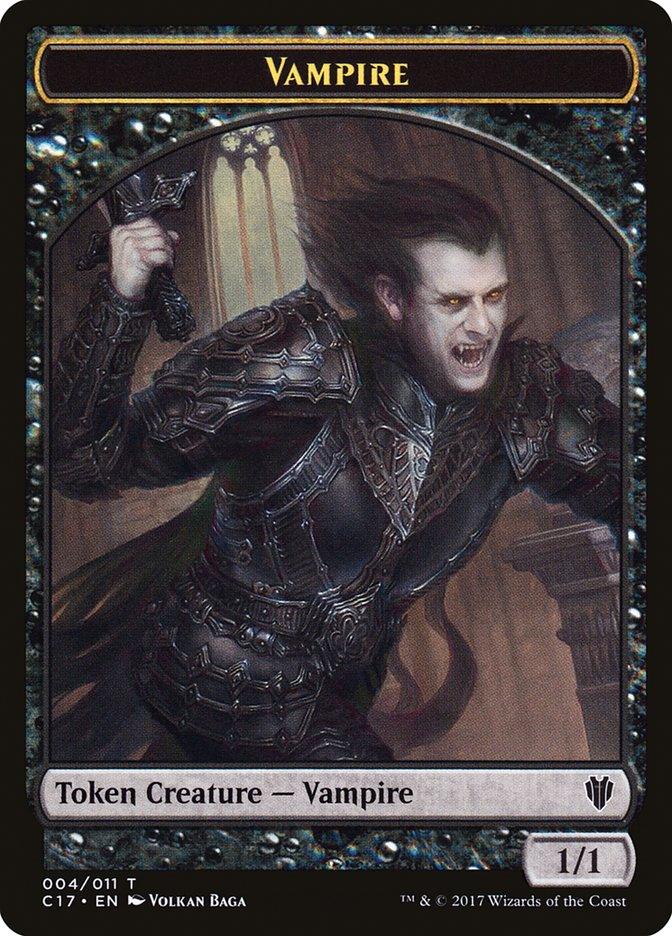 Bat // Vampire Double-sided Token [Commander 2017 Tokens] - Rocket TCG