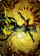Dragonsguard Elite Art Card (Gold-Stamped Signature) (16/81) [Strixhaven: School of Mages Art Series] - Rocket TCG