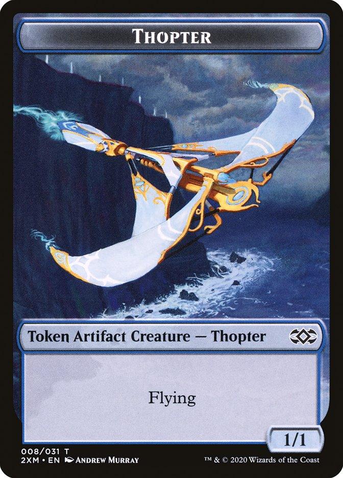 Beast // Thopter (008) Double-sided Token [Double Masters Tokens] - Rocket TCG