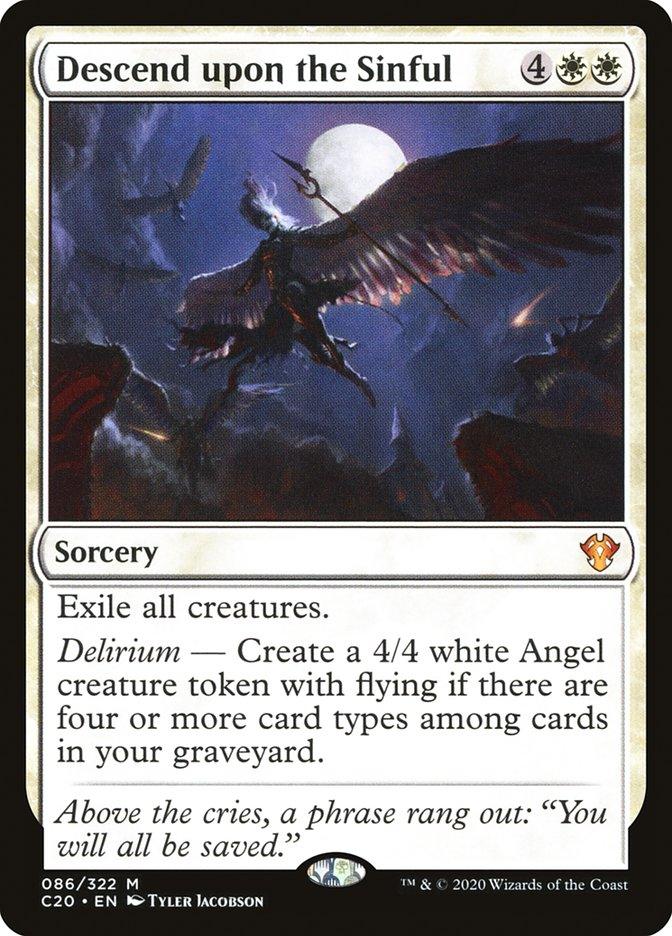Descend upon the Sinful [Commander 2020] - Rocket TCG