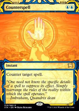 Counterspell (Foil Etched) [Strixhaven: School of Mages Mystical Archive] - Rocket TCG